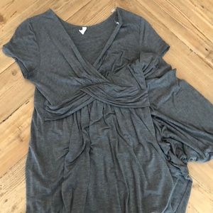 PinkBlush Maternity Nursing Maxi Dress